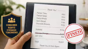 बिना सहमति बिल में सर्विस चार्ज जोड़ने पर सीसीपीए की 41 रेस्तरां के खिलाफ कार्रवाई
